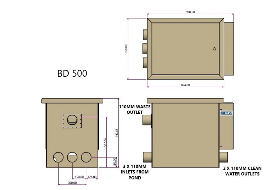 Burtons BD500 Drum Filter - Image 2