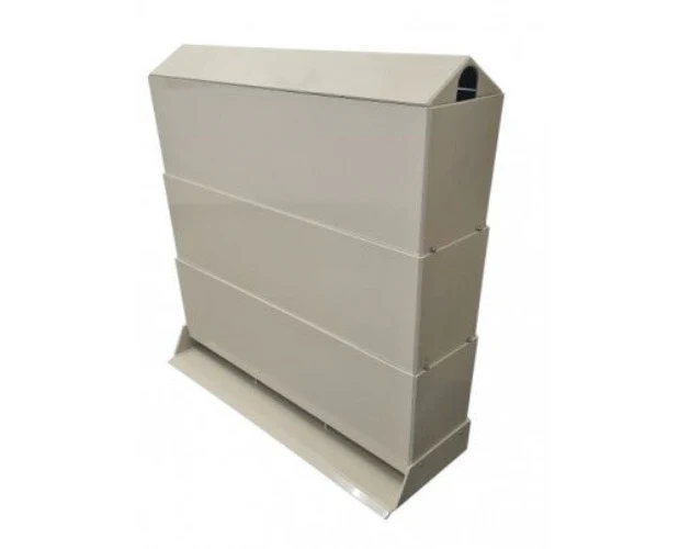Burtons Three-Tier Poly Shower - 1m