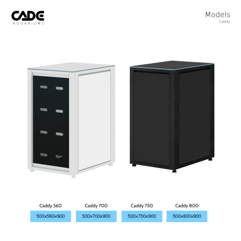 CADE Caddy Accessories Cabinet 500x700x900 4Doors-Black - Image 2