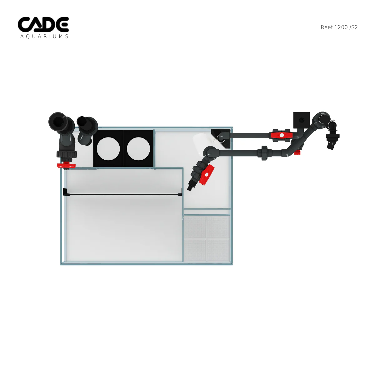 CADE Classic Reef S2-1200 White - Image 3