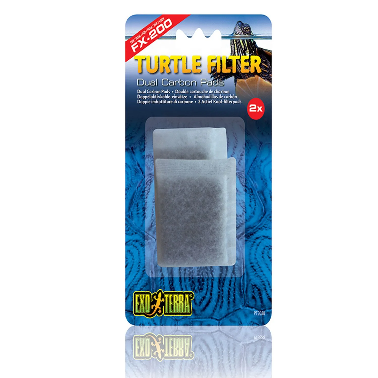 Exo-Terra Carbon Pads for FX200 Filter