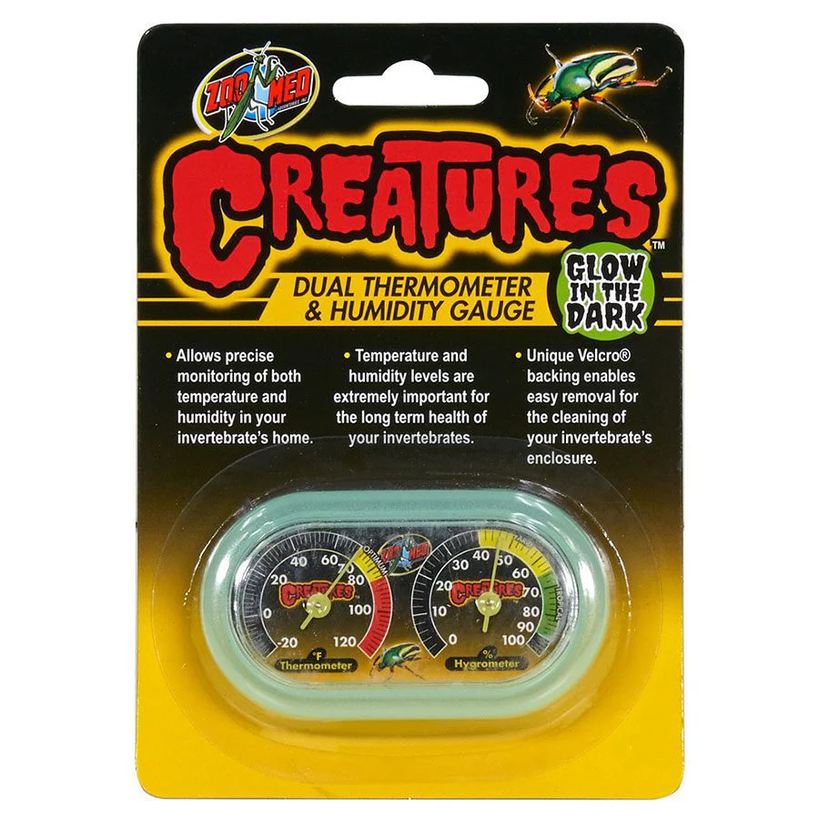 Zoo-Med Creature Dual Thermo/Humidity Gauge