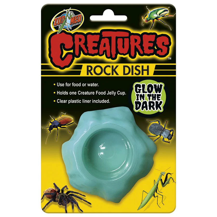 Zoo-Med Creatures GLOW IN DARK Rock Dish