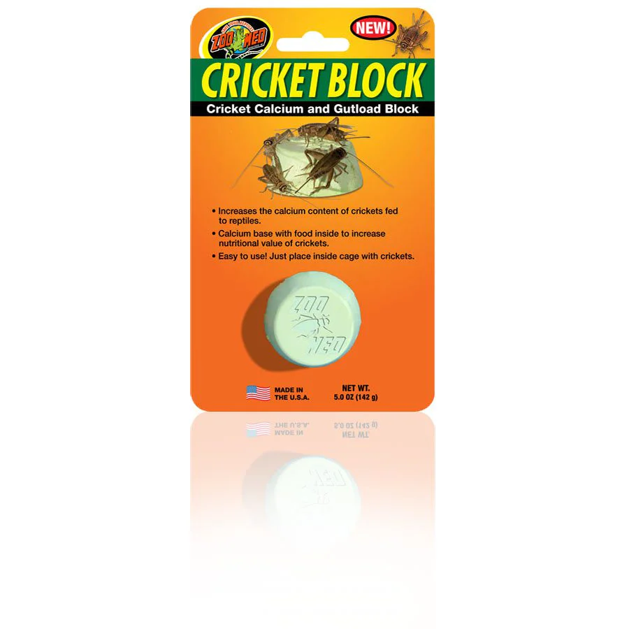 Zoo-Med Cricket Block: Calcium & Gutload Block