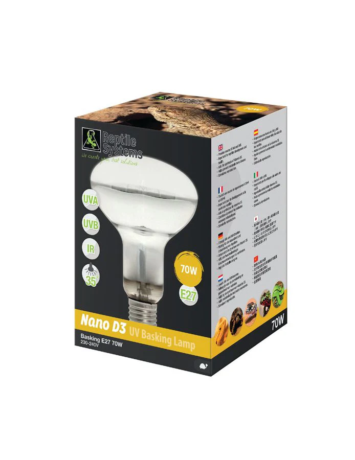 D3 UV Basking Lamp Nano – 70w