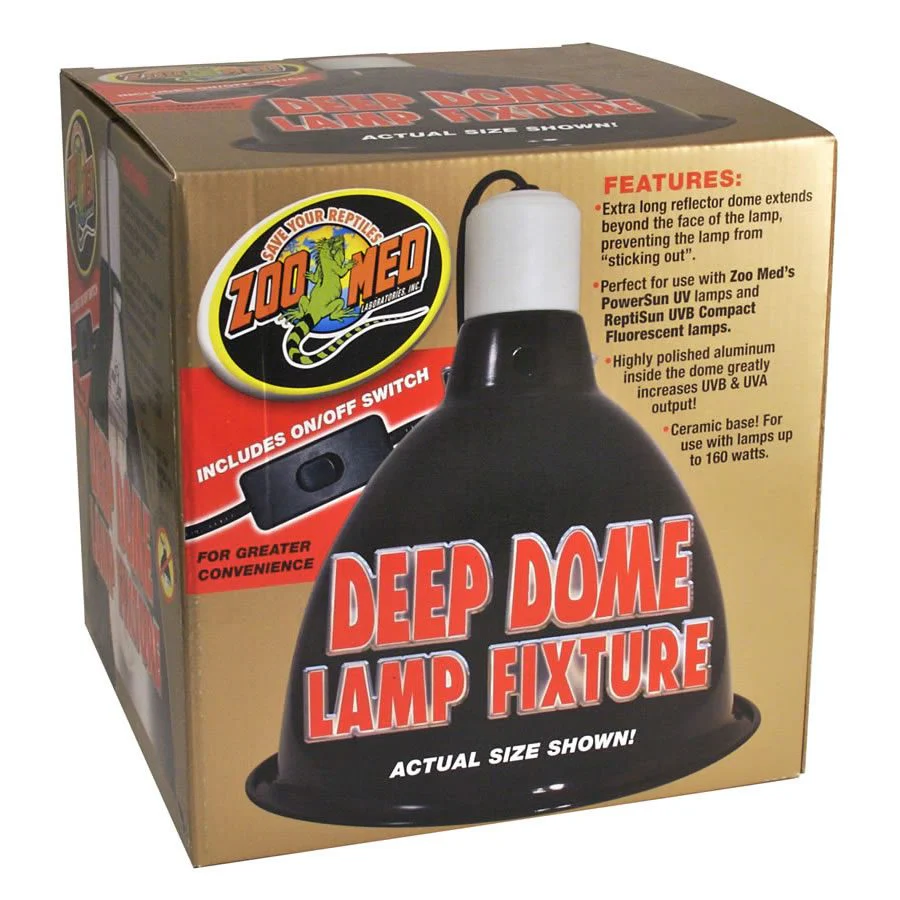 Zoo-Med Deep Dome Lamp Fixture