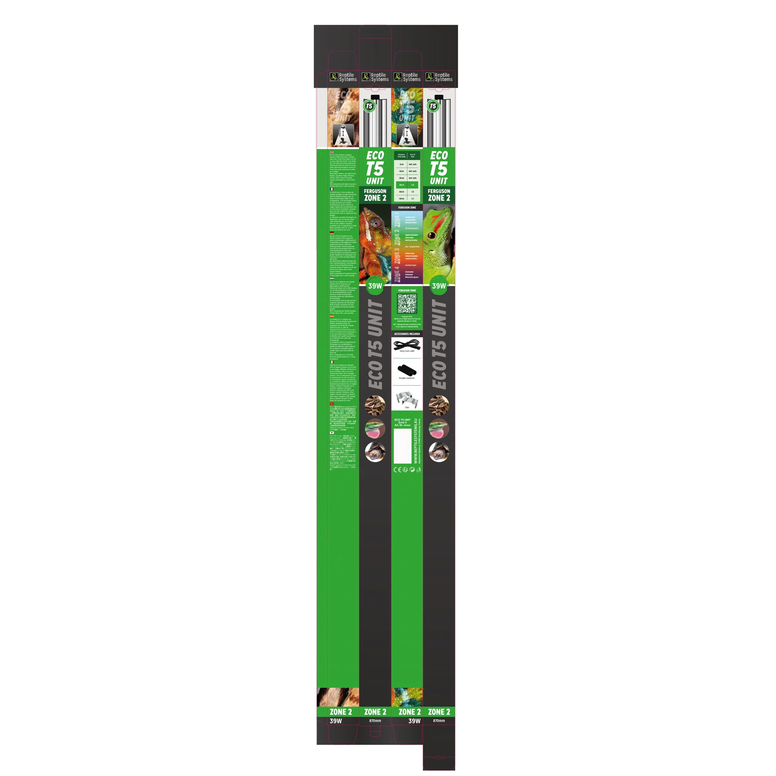 Eco T5 Unit Zone 2, 39w 870mm