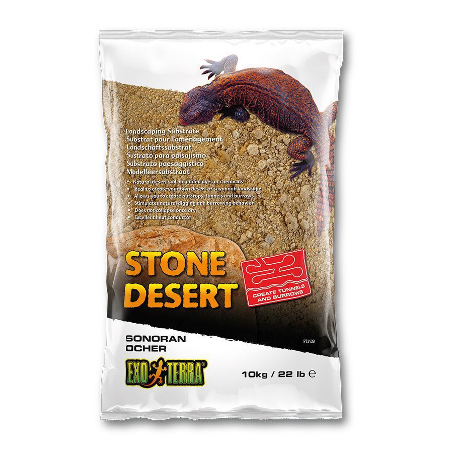 Exo-Terra Stone Desert Substrate BLACK 10kg
