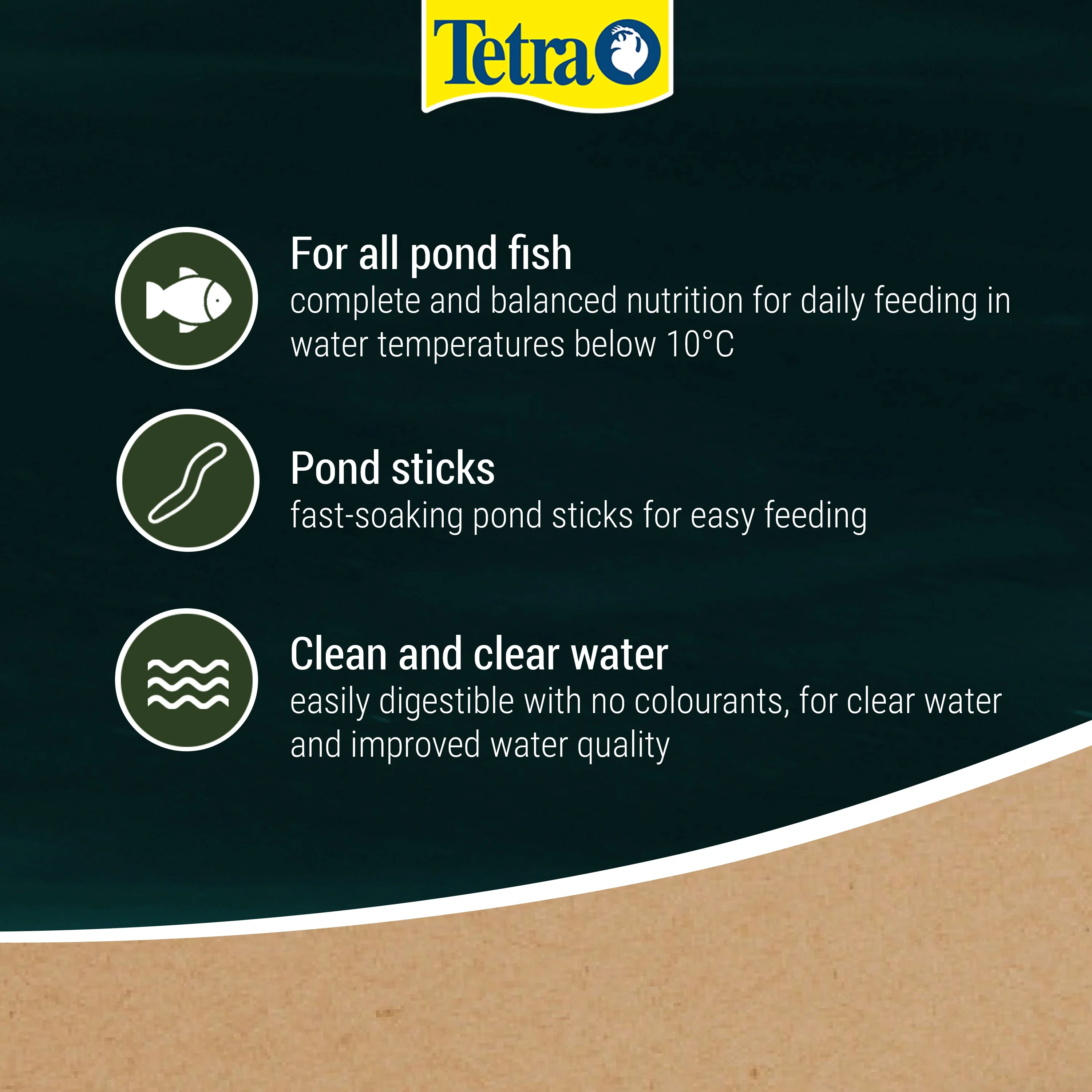 Tetra Pond Wheatgerm Sticks (Available in 1L, 4L) - Image 7