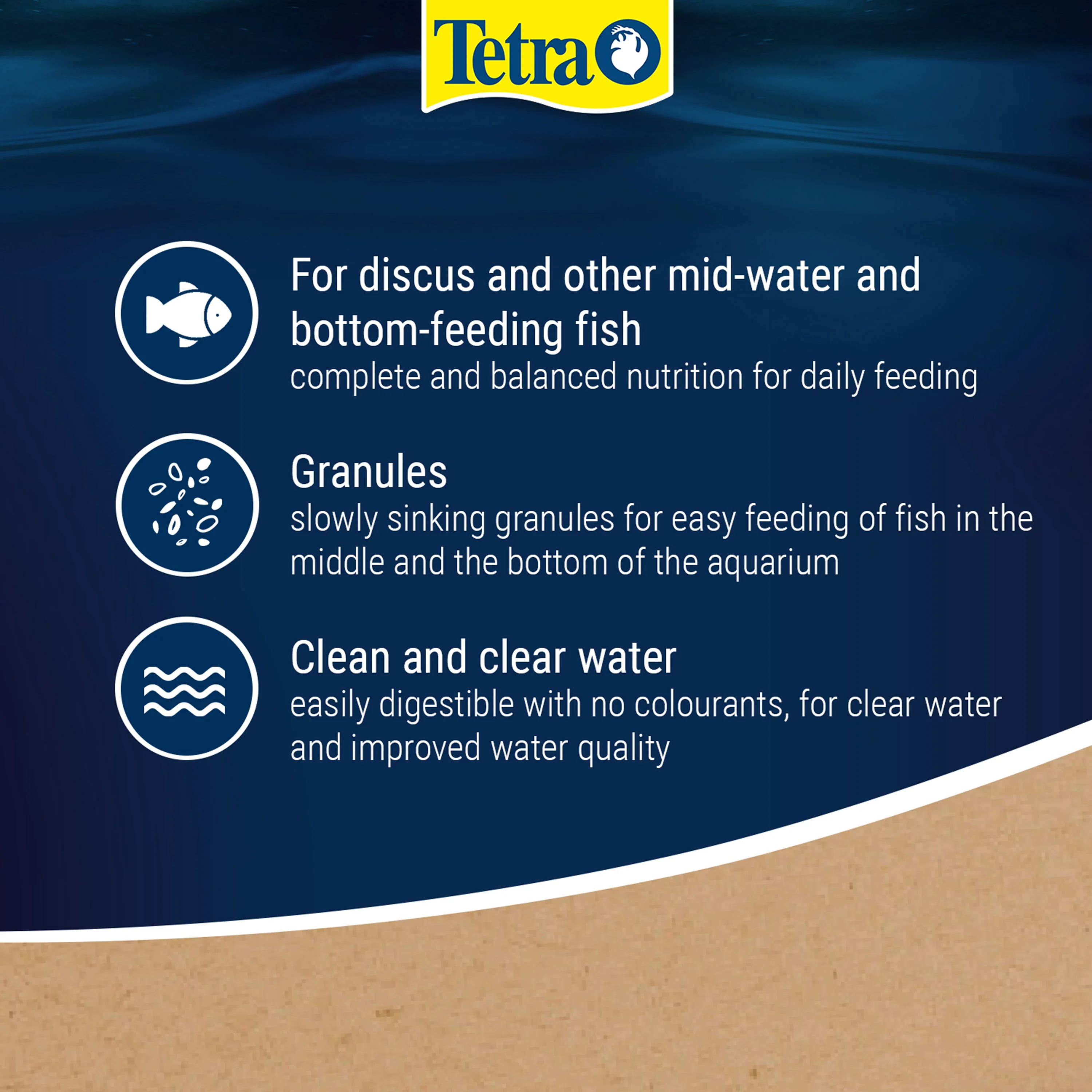 Tetra Prima 75g Sinking Granules Tropical Fish Food - Image 4
