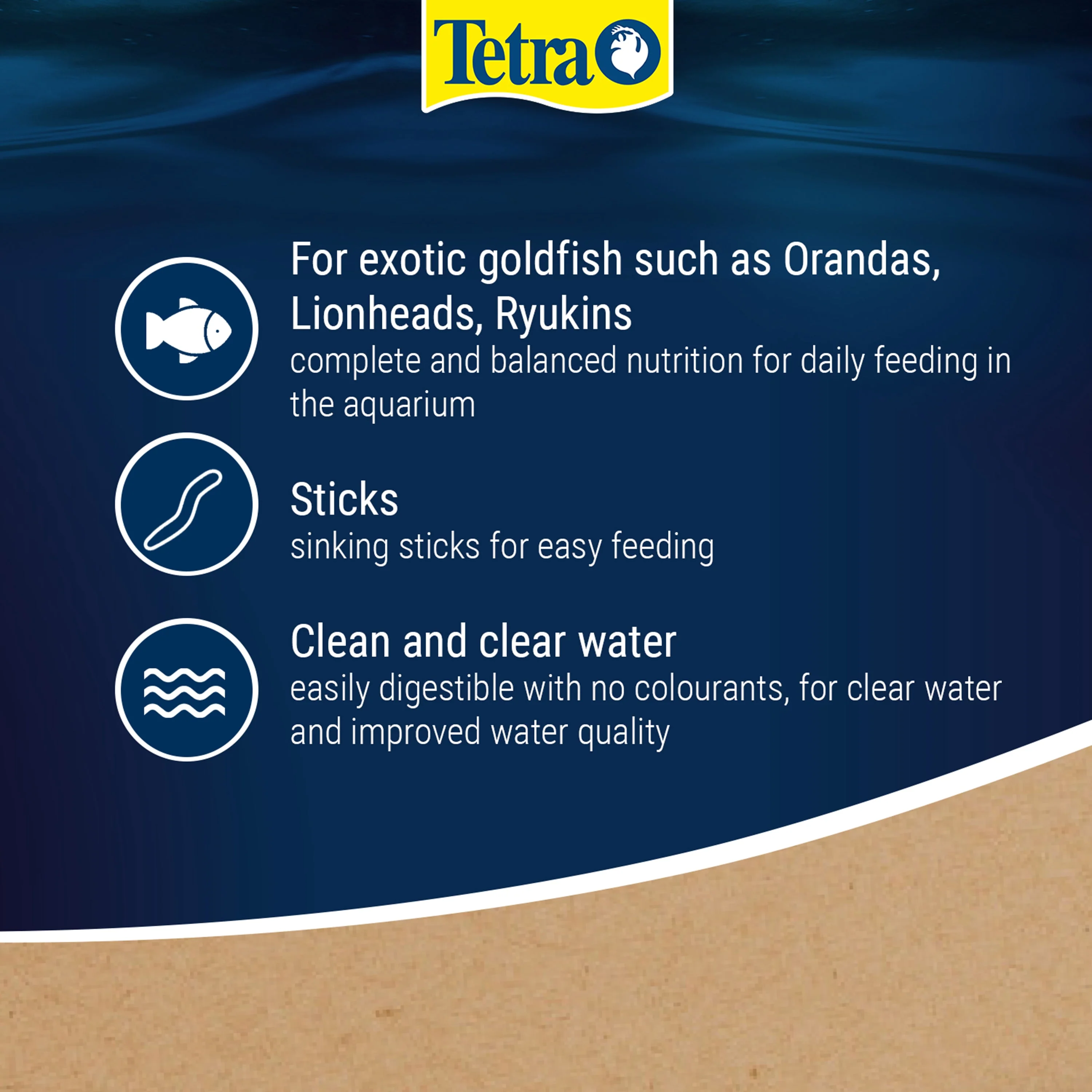 Tetrafin Gold Japan 145g Sinking Goldfish Pellets - Medium - Image 4