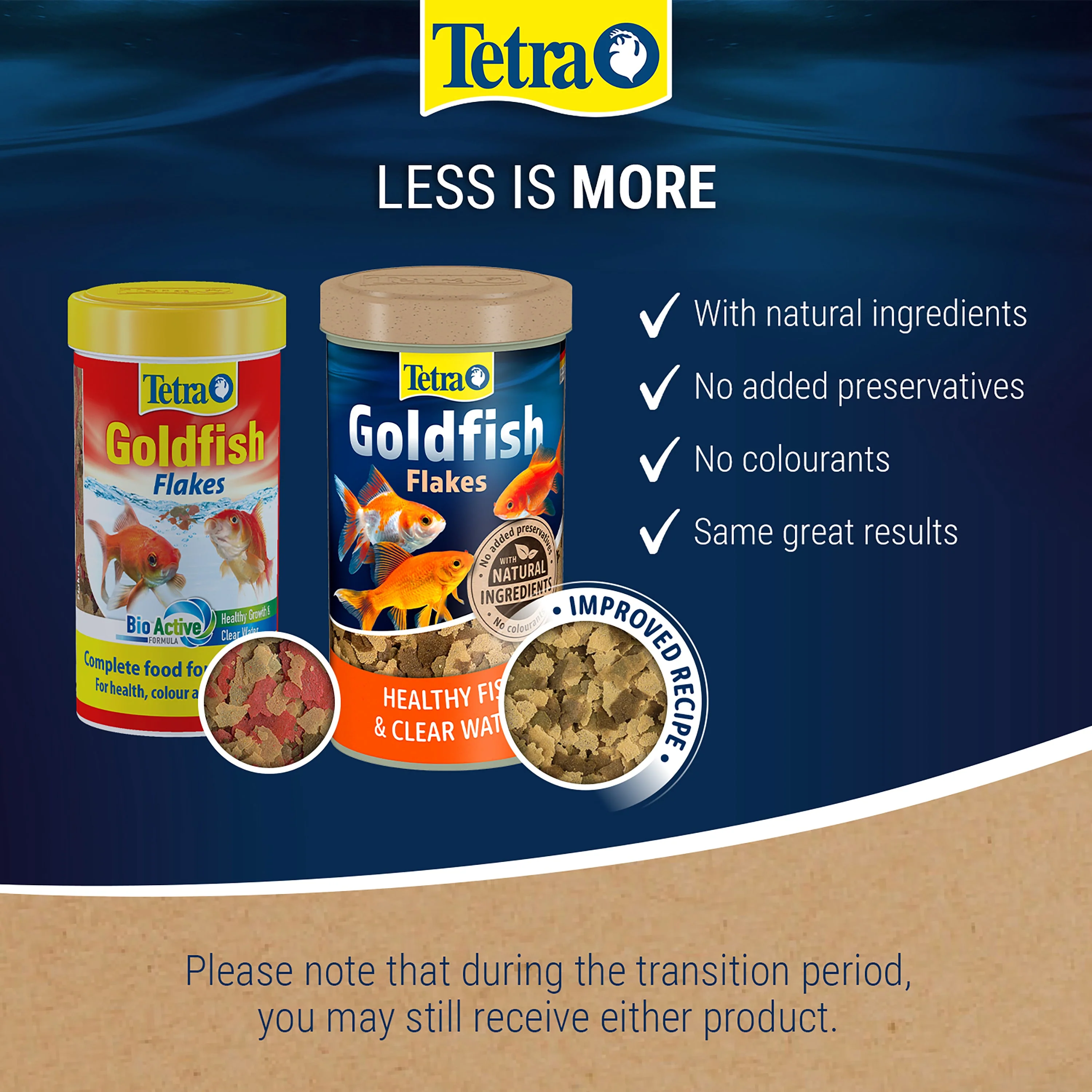 Tetrafin Goldfish Food Flakes 52g - Image 3