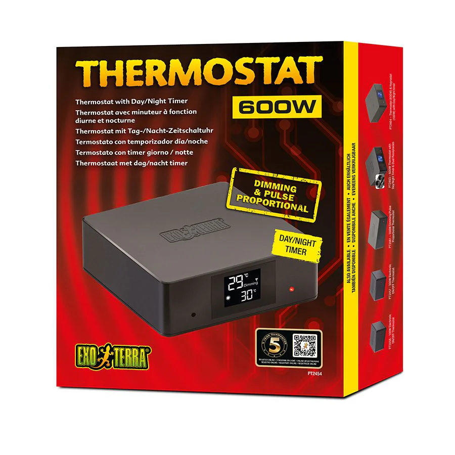 Exo-Terra Thermostat 600w with Day/Night Timer