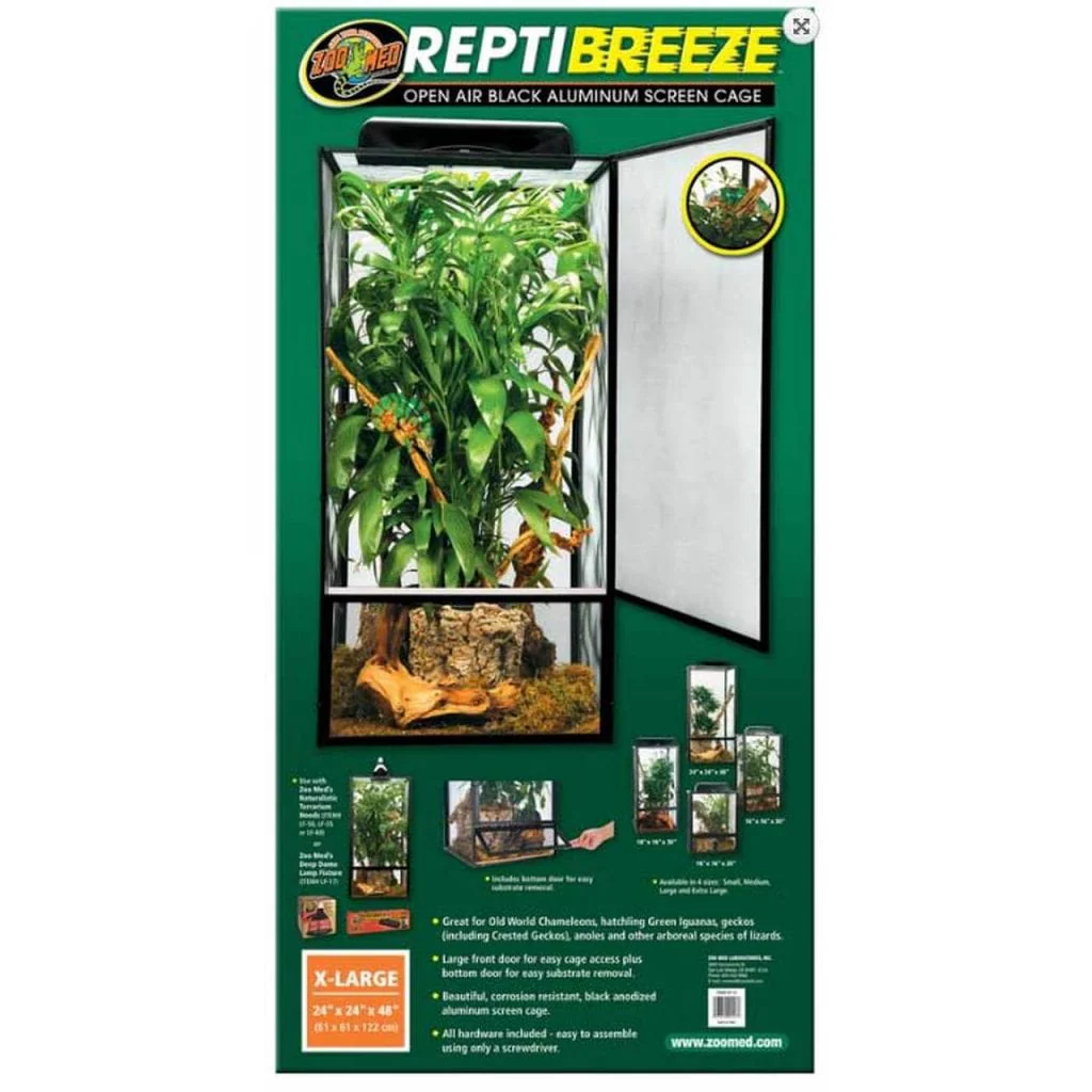 Zoo-Med ReptiBreeze Screen Cage X-Large